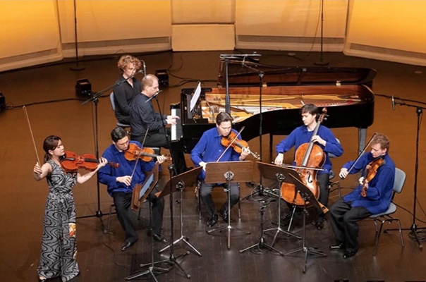 Schumann QuartettとJavier Lanisさんとの演奏