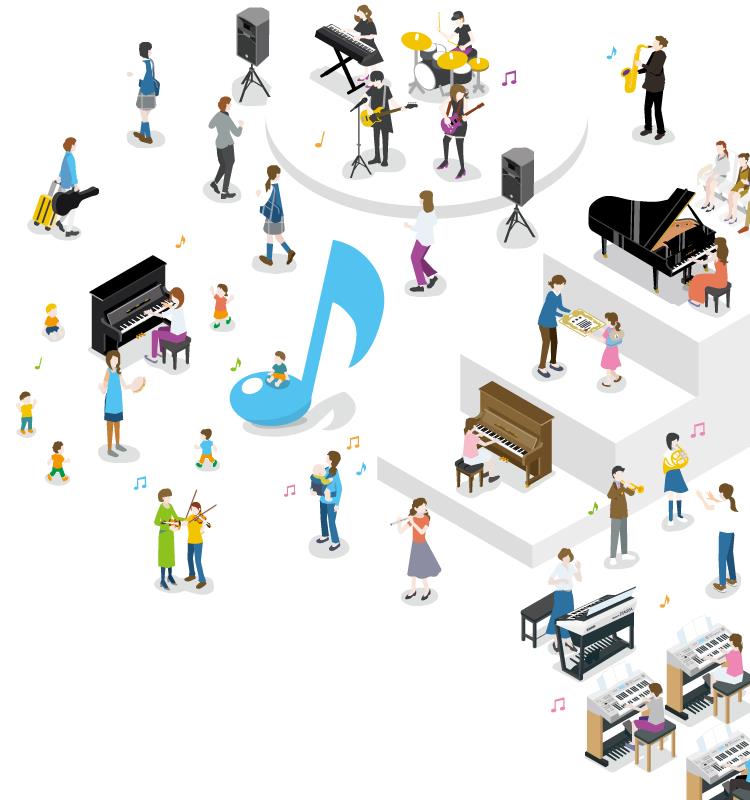 音楽でつながる、心ゆたかな社会を。