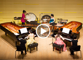 第1部　Happiness Cafe（打楽器・ピアノ）