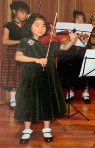 5歳の発表会にて