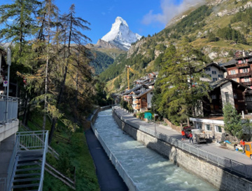 ツェルマットから見たマッターホルン